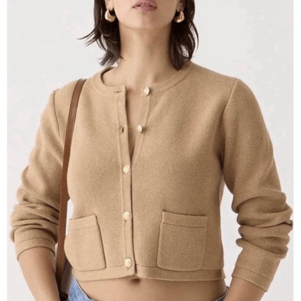 J Crew Emile Sweater Lady Jacket Sz XS Knit Cardigan Classic Old Money Timeless